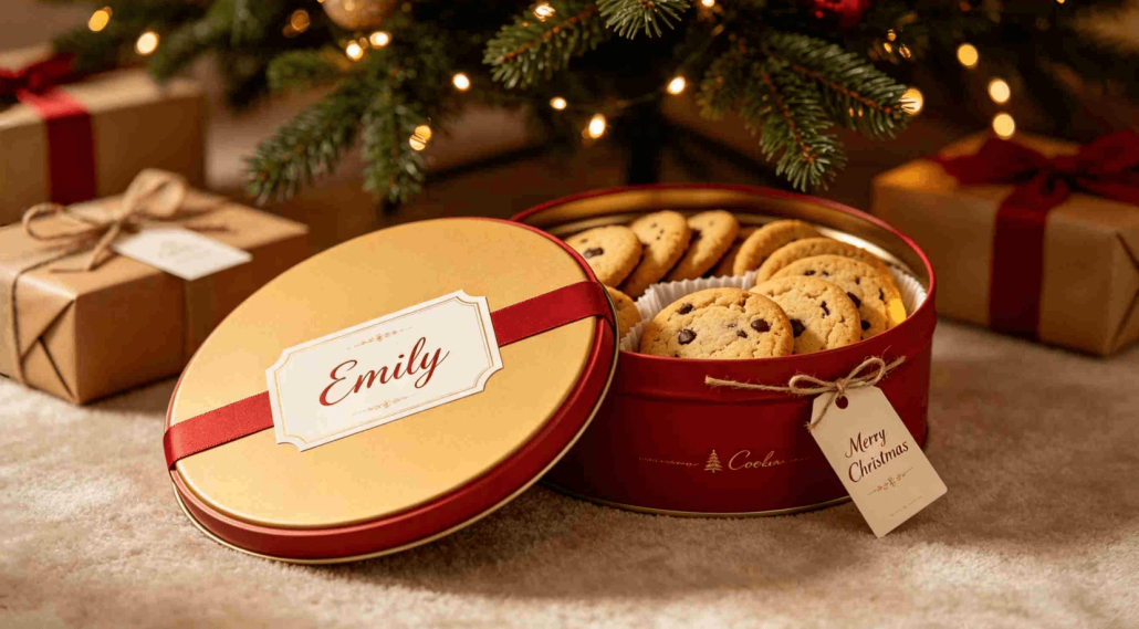 Personalized Cookie Tins Add Emotional Value to Holiday Gifts
