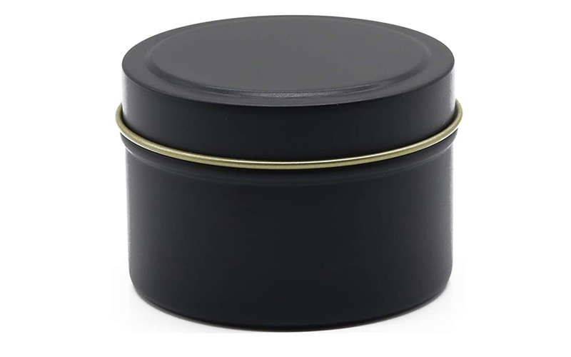 black candle tin 31