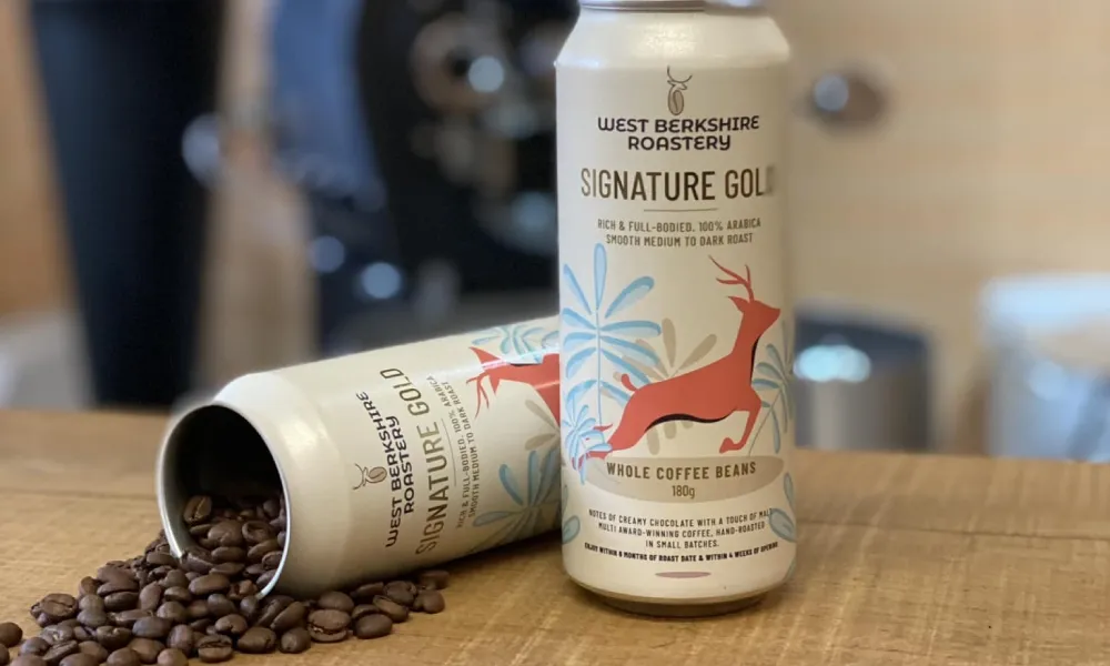 Coffee tins for medium-roasted coffee beans