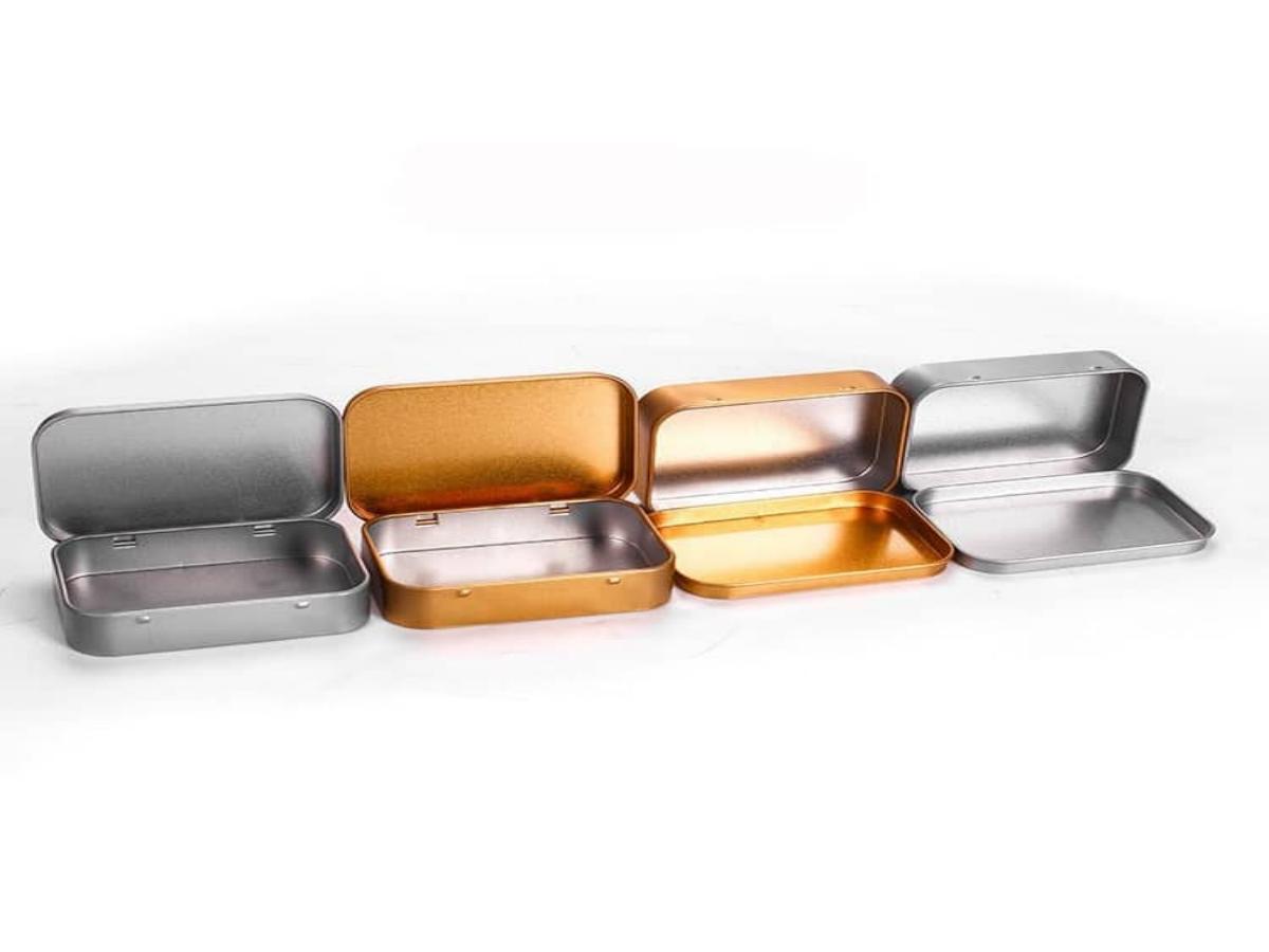 multi-compartment design custom tins