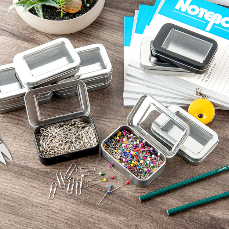 Square Metal Tins 4