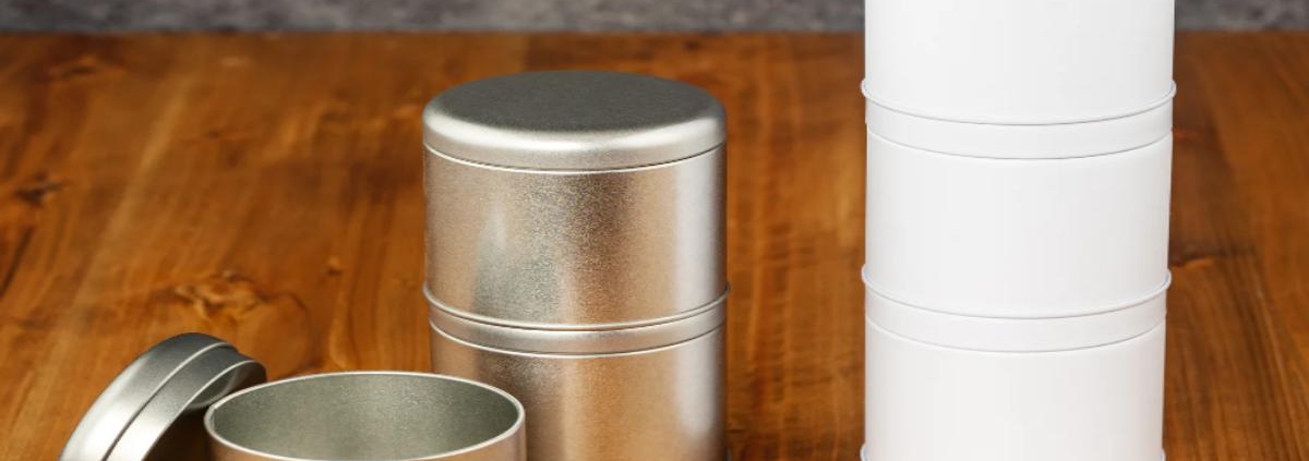 Stackable tea tins 9-9