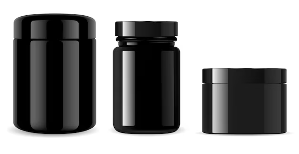 Glossy Black Tins Three Durable Gloss Coatings