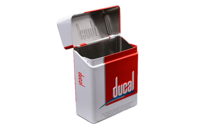 Why is Tsing's cigarette tin case better suited for tobacco brands