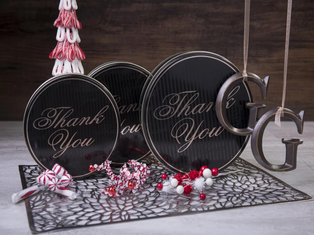 Personalized Black Tins 1-3