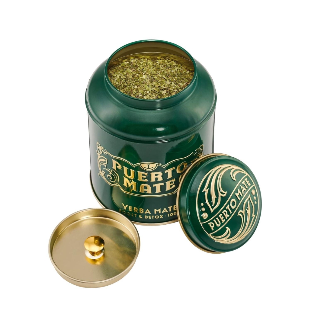 100g Matte Green Tea Tins 2