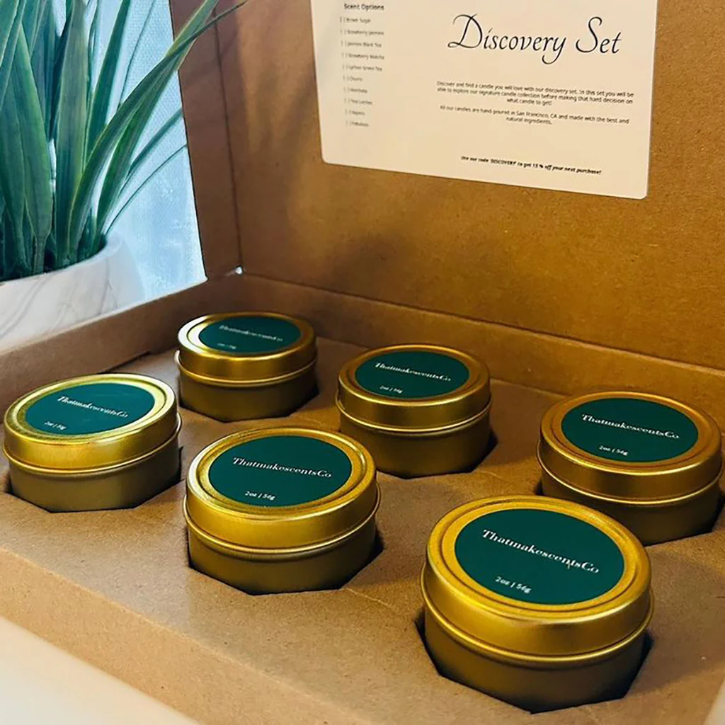 High-end candle jar packaging