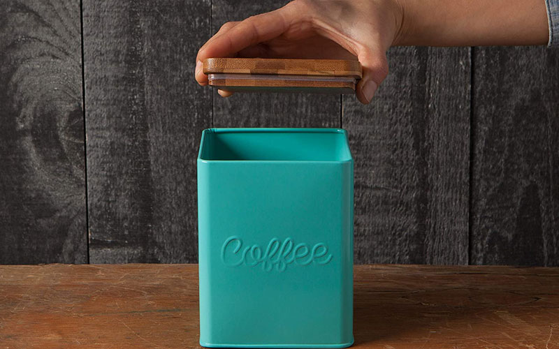 Metal Tins for Tea, Coffee, and Dry Goods