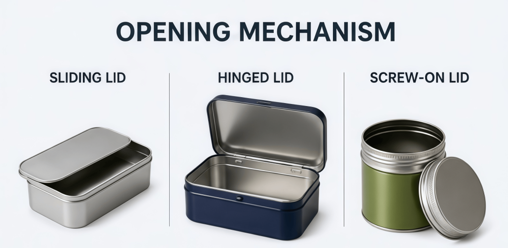 Selecting an Opening Mechanism That Aligns with User Habits