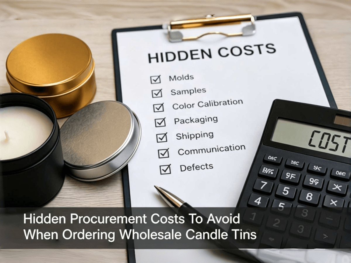 Hidden Procurement Costs To Avoid When Ordering Wholesale Candle Tins