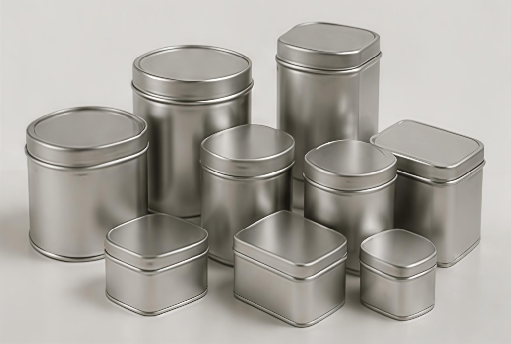 Why do many clients choose Stock metal tins