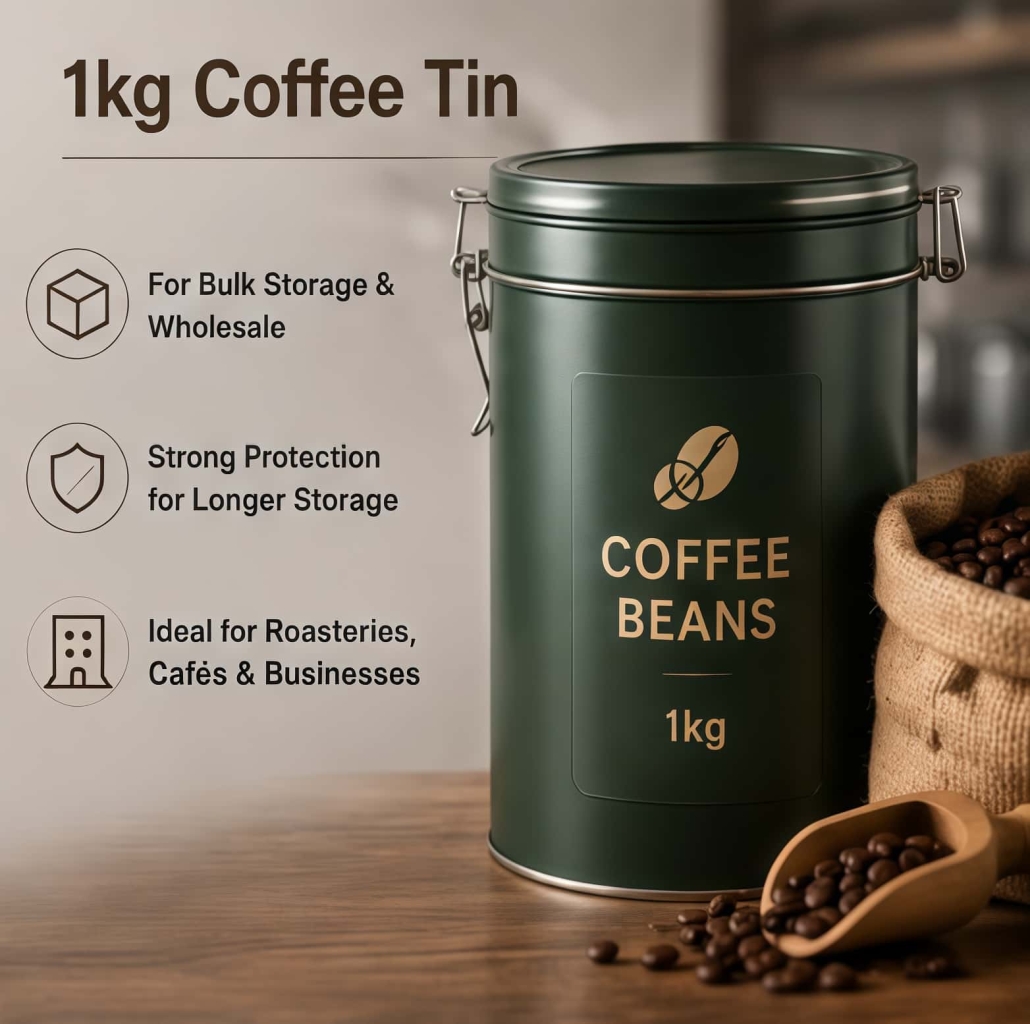 1kg Coffee Tins