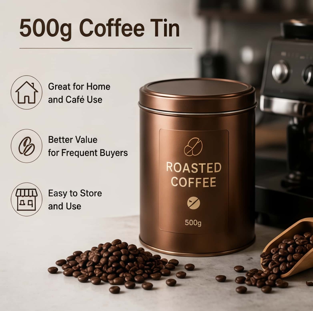 500g Coffee Tin