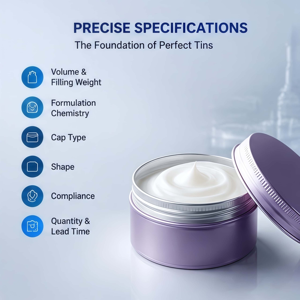 Essential Specifications for Every Batch of Custom Cosmetic Tins