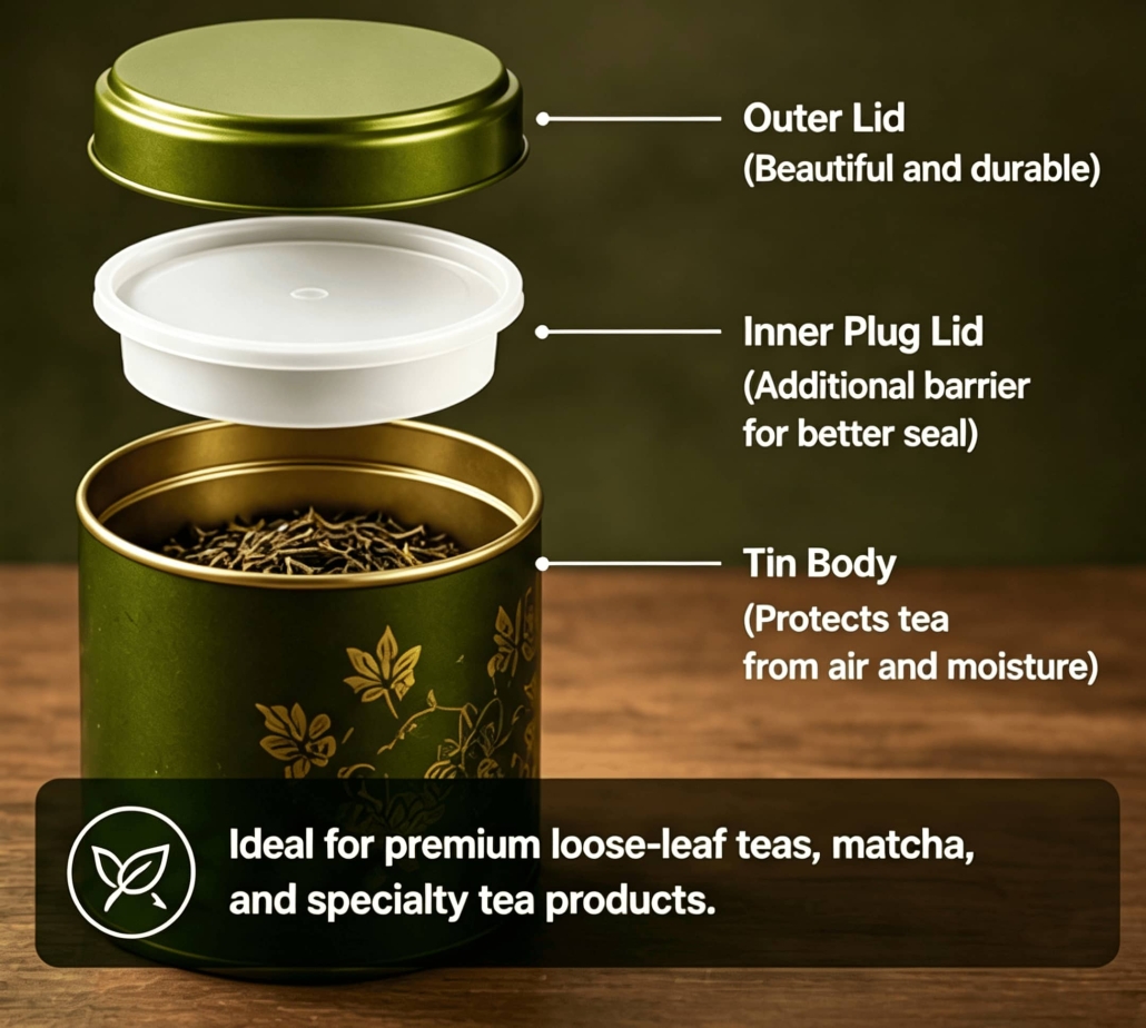 Inner Plug Lid Enhanced Aroma Protection