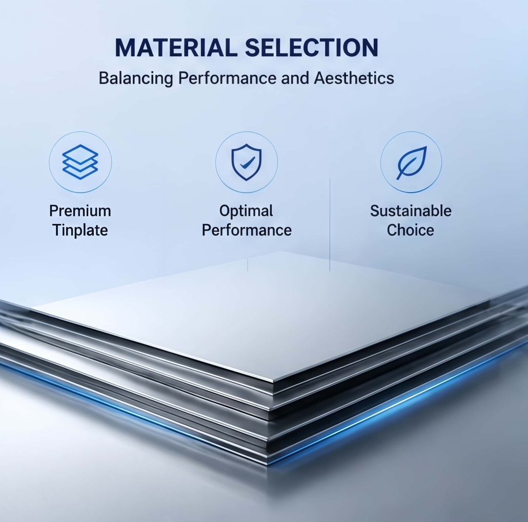Material Selection for Cosmetic Tins