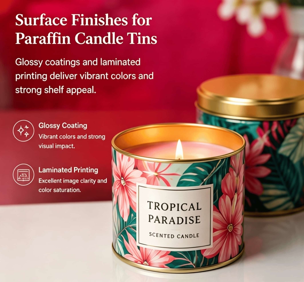 Paraffin Candle Tins