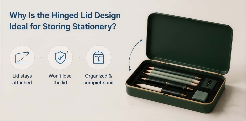 Why-Is-the-Hinged-Lid-Design-Ideal-for-Storing-Stationery