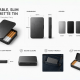 portable, slim cigarette tin