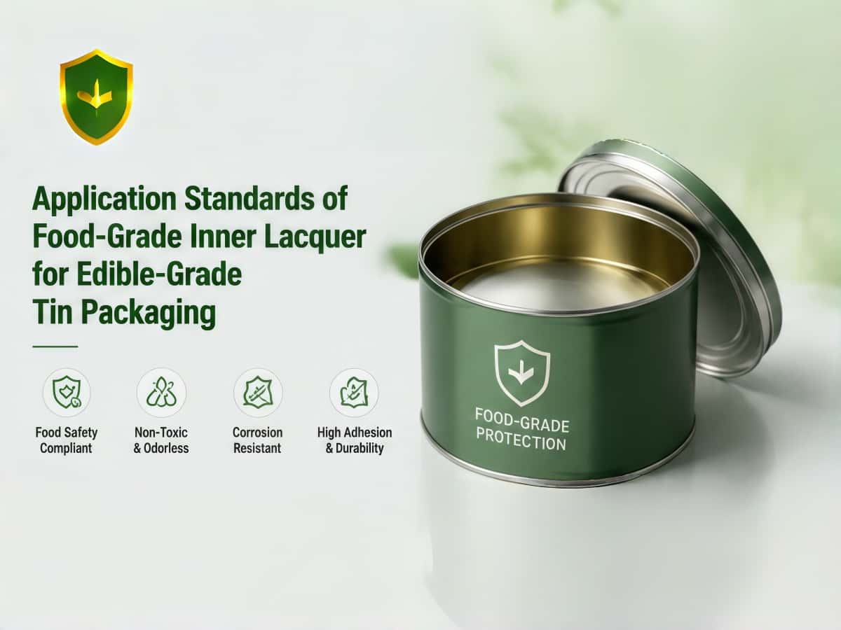 Application Standards of Food-Grade Inner Lacquer for Edible-Grade Tin Packaging