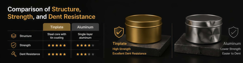 Comparison of Structure, Strength, and Dent Resistance