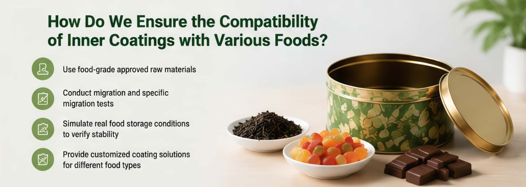 How Do We Ensure the Compatibility of Inner Coatings with Various Foods
