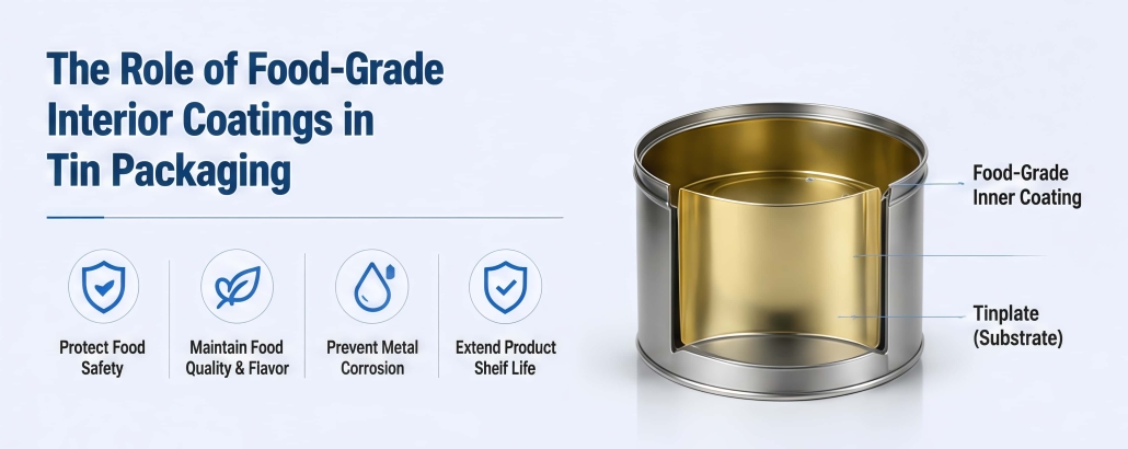The Role of Food-Grade Interior Coatings in Tin Packaging