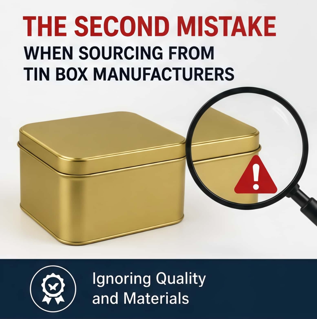 The Second Mistake When Sourcing from Tin Box Manufacturers