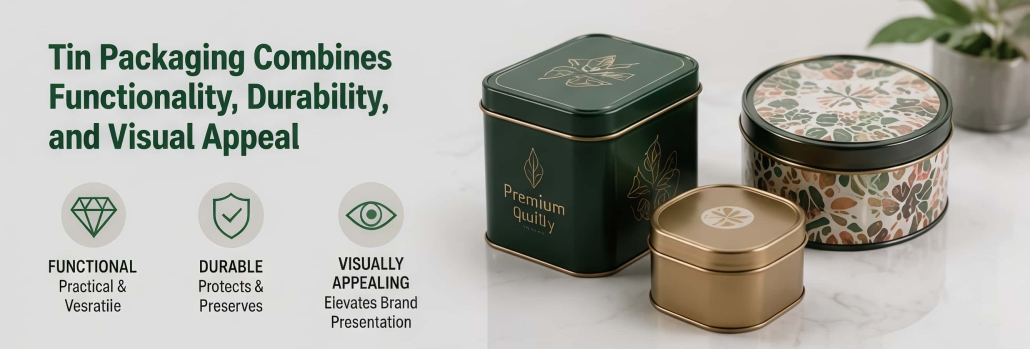 Tin Packaging Combines Functionality, Durability, and Visual Appeal