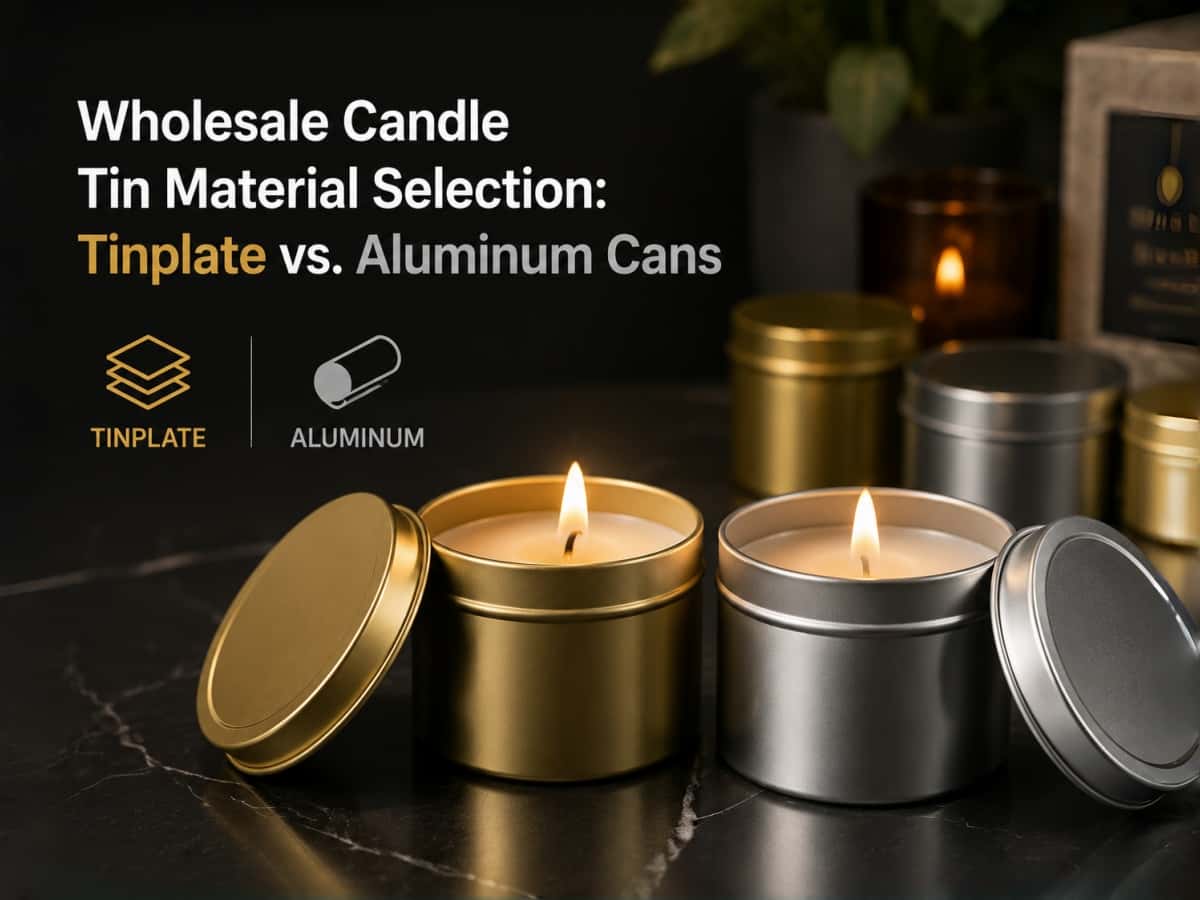 Tinplate vs Aluminum Which Material Is Better for Wholesale Candle Tins