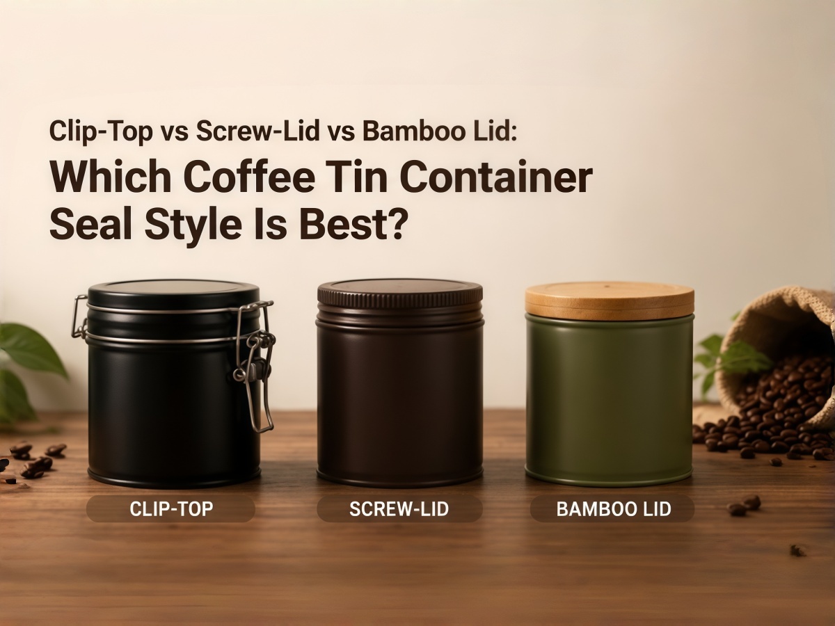 Which Coffee Tin Container Seal Style Is Best