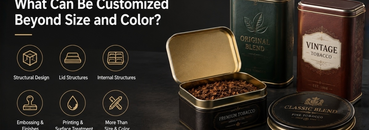 Custom Tobacco Tins What Can Be Customized Beyond Size and Color