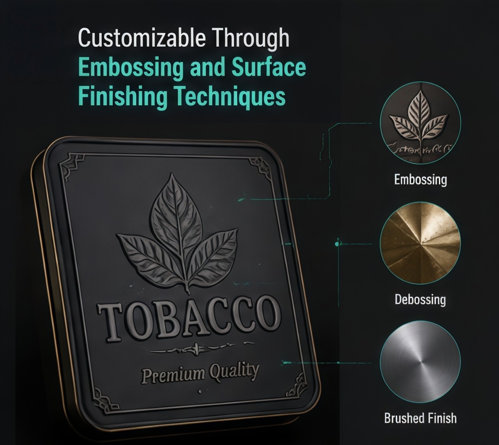 Customizable Through Embossing and Surface Finishing Techniques