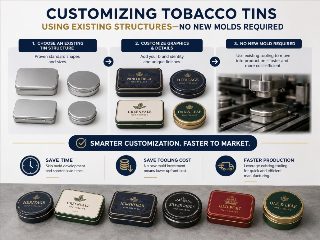 How Much Can You Customize Tobacco Tins Without Creating a New Mold