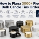 How to Plan a 3000+ Piece Bulk Candle Tins Order