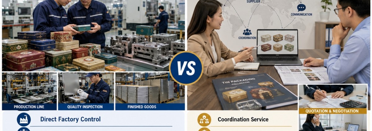Tin Box Manufacturer vs Trading Company