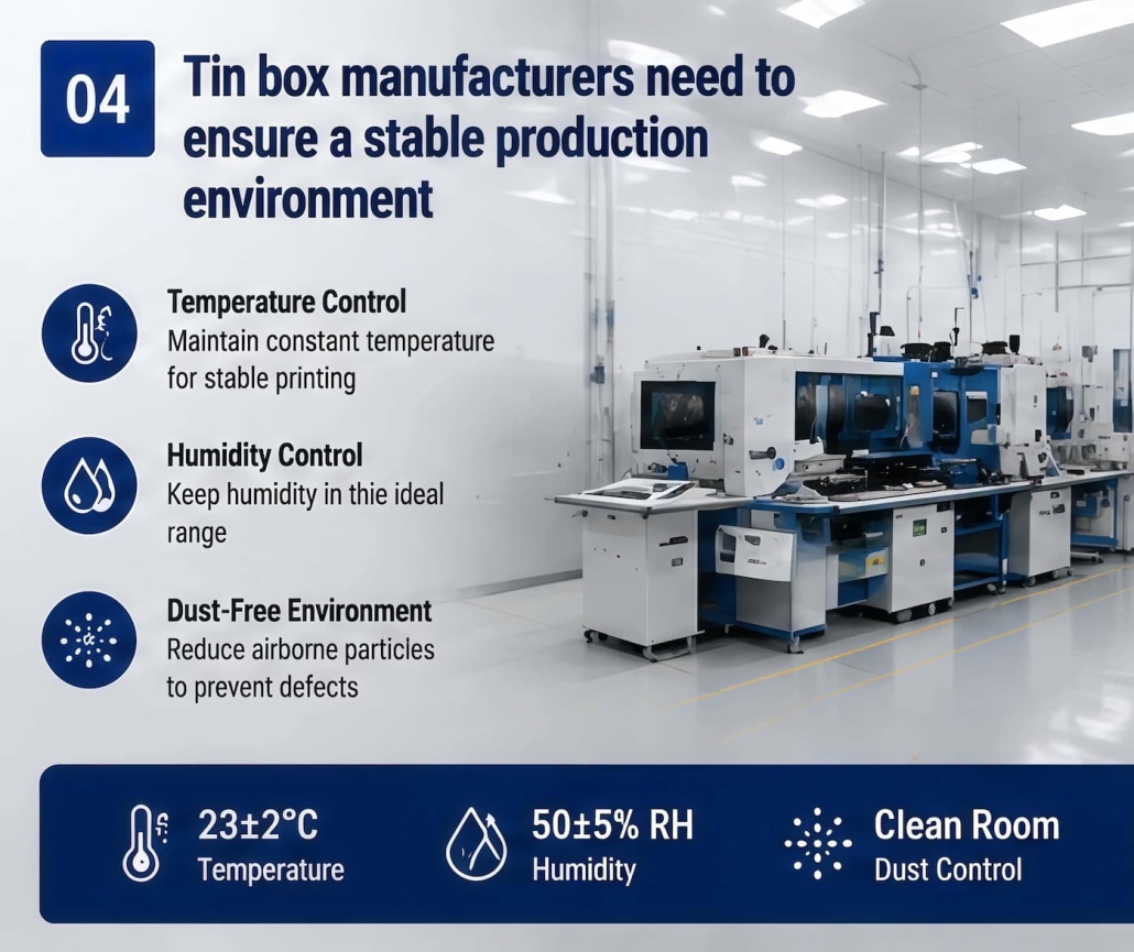 Tin box manufacturers need to ensure a stable production environment (2)