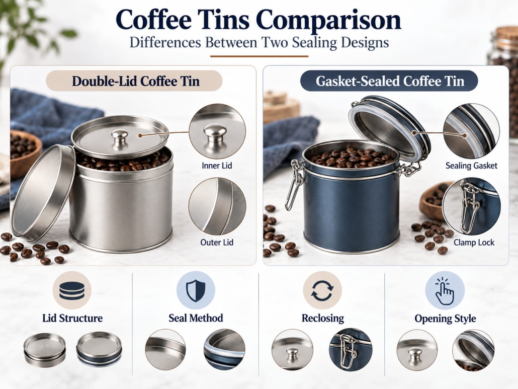 Coffee Tins Comparison 1