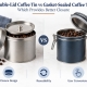 Double-Lid Coffee Tin vs Gasket-Sealed Coffee Tin Which Provides Better Closure