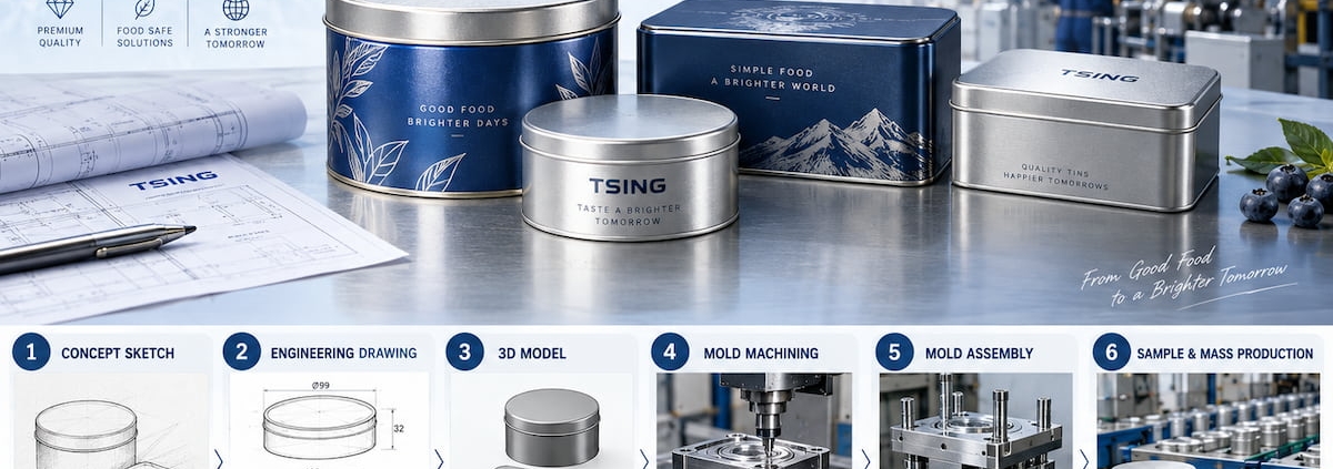 How Is a New Mold Developed for Custom Food Tins