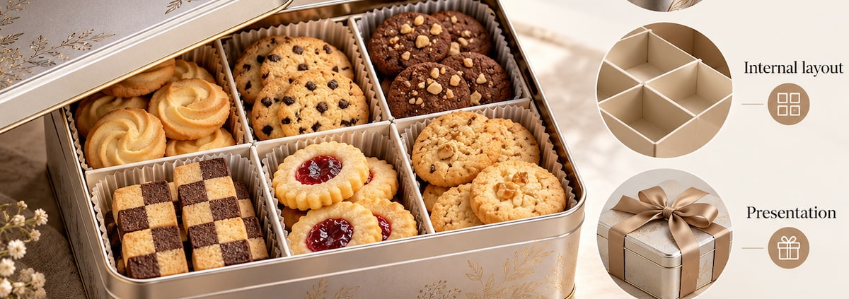 How Should Assorted Cookie Tin Packaging Be Designed