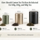 How Should Custom Tea Tin Sizes Be Selected for 100g, 250g, and 500g Tea