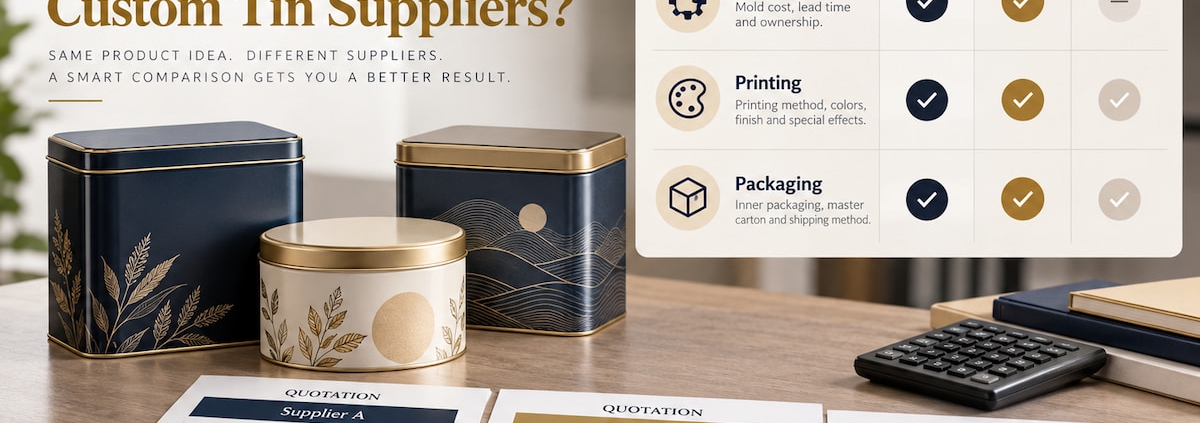 How Should You Compare Quotations From Different Custom Tins Supplier