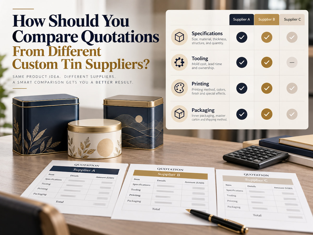How Should You Compare Quotations From Different Custom Tins Supplier